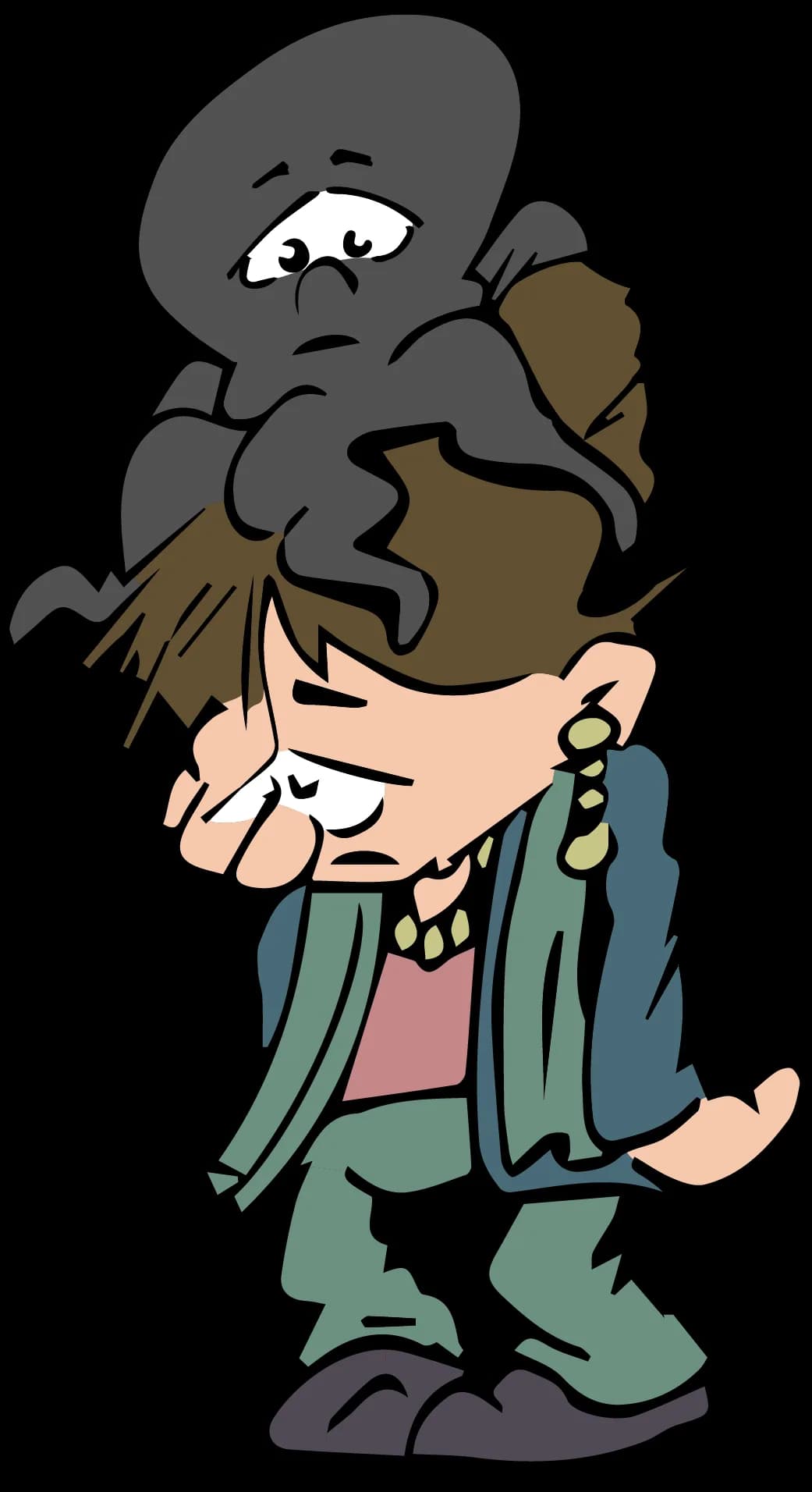 Illustration zum Themenpaket Depression.